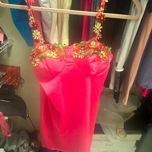 Nwot pink corset dress